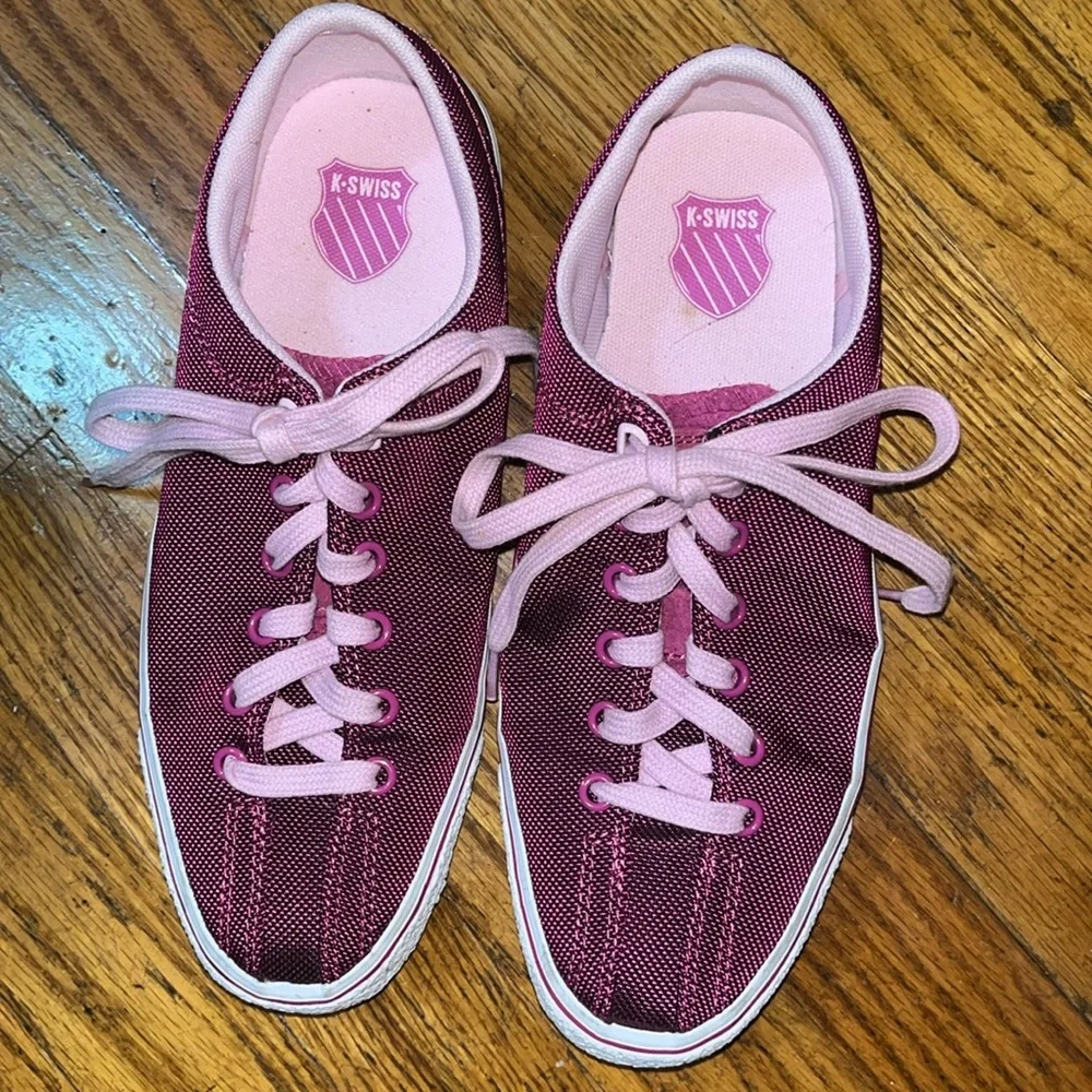 K-Swiss purple sneakers size 6.5